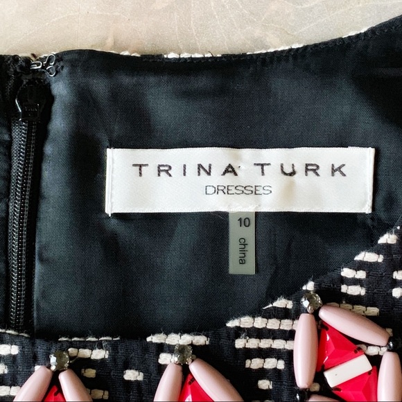 TRINA TURK Linden Sleeveless Sheath Dress Sz 10 - Picture 6 of 8